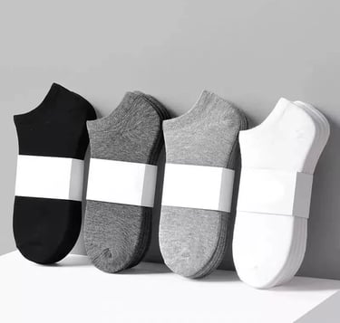 Kits de 12, 6 ou 3 pares de meias