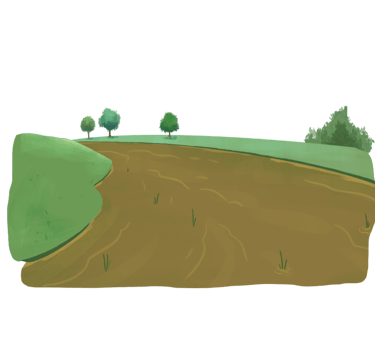 imagem de um rio de água marrom e vegetação ao redor