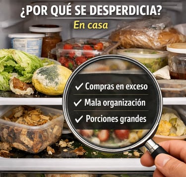  "¿POR QUÉ SE DESPERDICIA?"