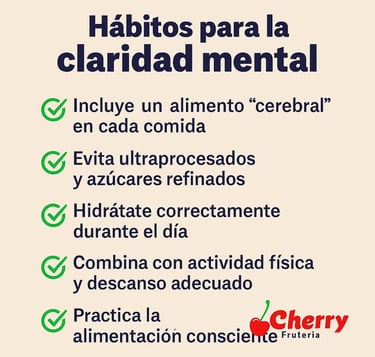 Infografía con tips para mejorar concentración.