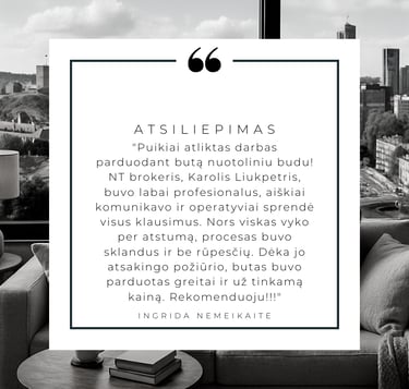 ingrida nemeikaite atsiliepimas apie nt brokeris