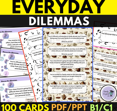 communicative activities for english lessons everday dilemmas