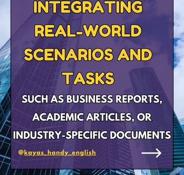 English for Specific Purposes [ESP]