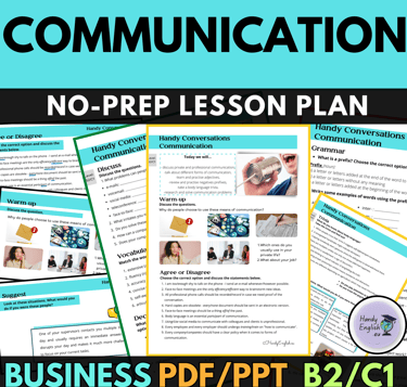 communicative activities for english lessons communication