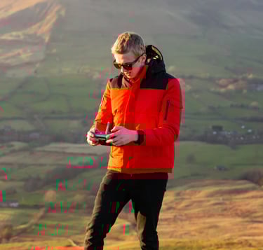 Mam Tor Drone Filming 
