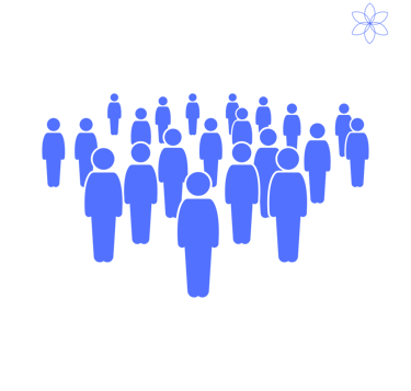 Group of people gathered, symbolizing inclusion and community participation