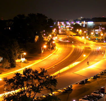Night on 355, 2014, digital photograph
