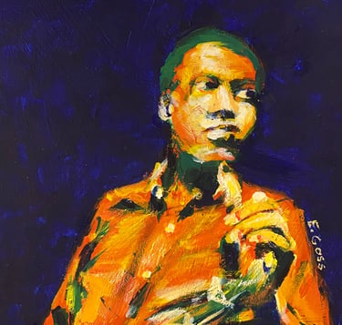 Tenor, 2021, acrylic on canvas, 8x10"