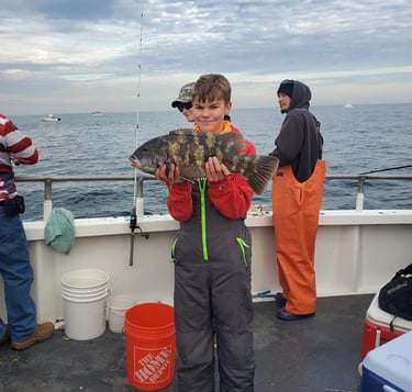 Tog / blackfish / Tautog caught on our Hurst Tackle Supply Jigs