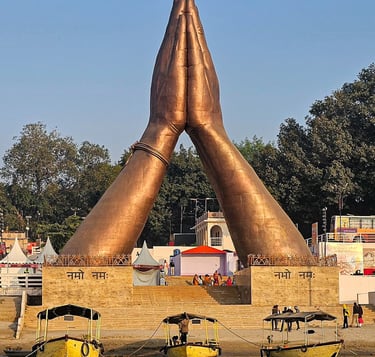 Morning view Namo Ghat