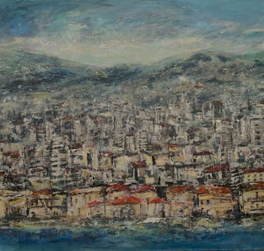 Artist Jessy Tabet painting 