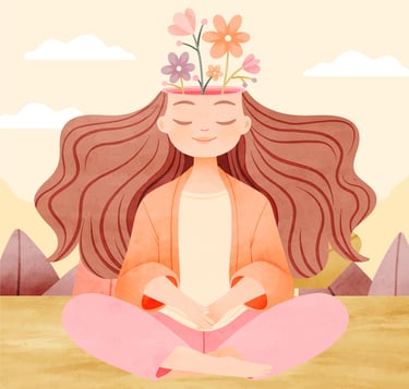 femme-méditation-assise-sérénité