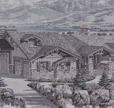 Elkhorn Timber Frame Mountain Home, Eden, Utah