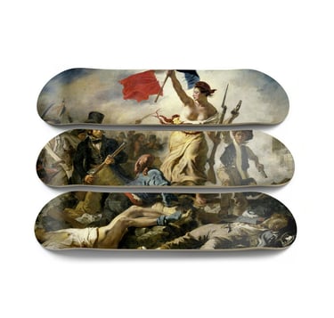 Skateboard pour décoration murale