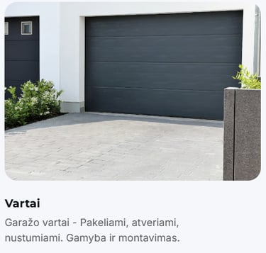 Garažo vartai