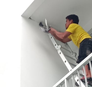 leaky ceiling repair