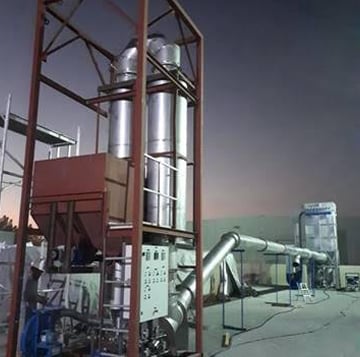 Perlite processing machine