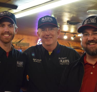 James and Barrett and Kent Black (Black's Barbecue) NBBQA San Marcos 2014