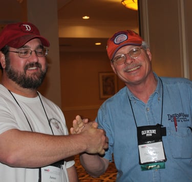 James and DennyMike Sherman (DennyMikes Seasonings) NBBQA San Diego 2-2012