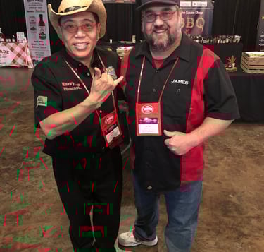 James and Harry Soo (Slap Yo' Daddy BBQ) NBBQA Ft. Worth, TX 2018