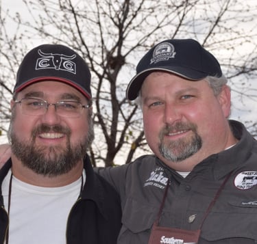 James and Mark Lambert (Sweet Swine O' Mine) NBBQA San Marcos 2014