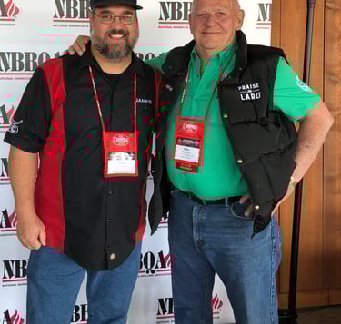James and Mike Mills (17th Street BBQ) NBBQA Ft. Worth, TX 2018
