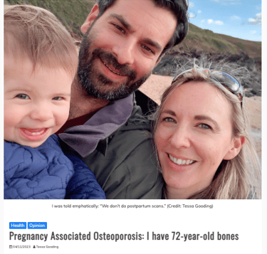 "I have 72 year old bones"