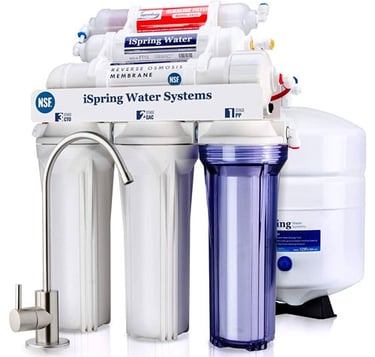 iSpring RCC7AK Sistema de Filtro de Agua por Ósmosis Inversa