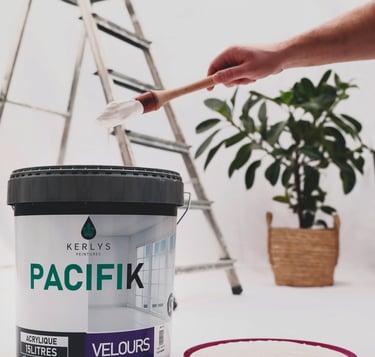 Shooting produit pinture lifestyle mise en situation