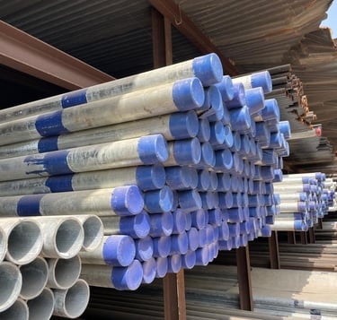 G.I pipe & TMT Bar