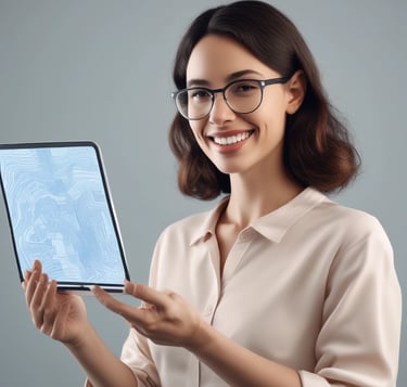 blue and white striped round textile
