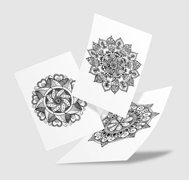 Libro de mandalas para colorear