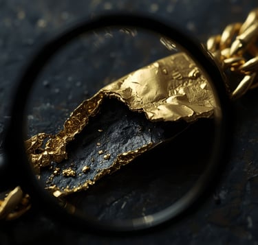the-ilustration-image-of-fake-gold-warning-signs