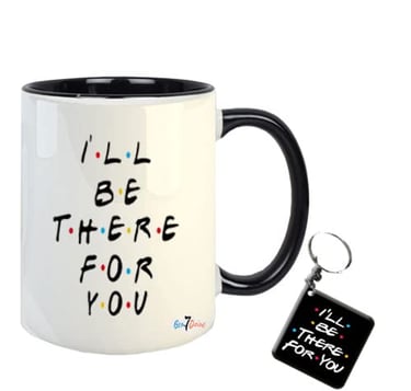 i'll be there for you mug & keychain, shop on amazon
