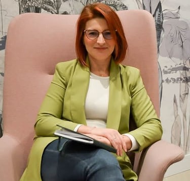 Psycholog Marta Krężołek - zdjęcie z gabinetu na ul. Konarskiego