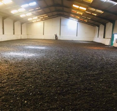Haughton venue. A soft surface menage so it is where we do the agillity, as well as obedience .