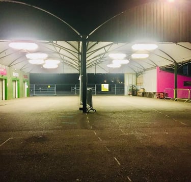 Penkridge venue. A hard floor surface, wheelchair friendly.