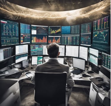 No, your game room n office don't have to look like this while Trading for Income or Swing Trader