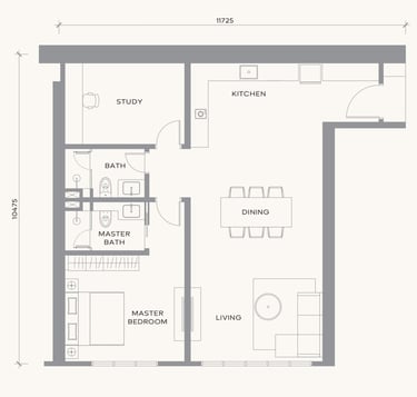 Layout Floor Plan Type I Khaya Residences Bangsar