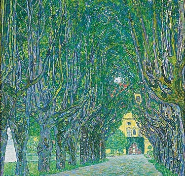 trees in Europe painting