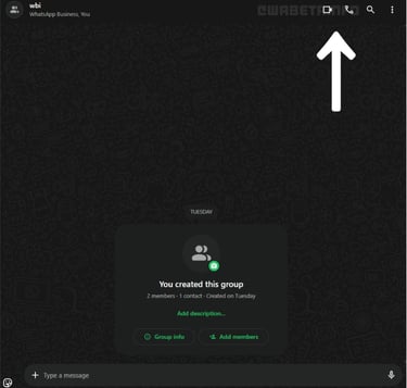 whatsapp web versão beta com chamada de vídeo e audio