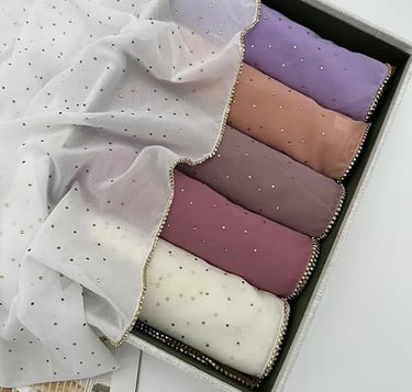 festive or bridal hijabs
