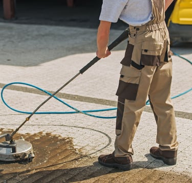 Driveway cleaning