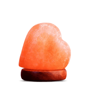 Himalayan pink salt lamp rock shape