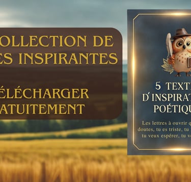 livre de textes sur paysage campagne