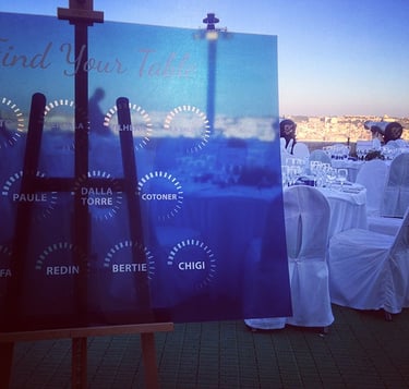Sign Event design Valletta Grand Harbour Saluting Battery