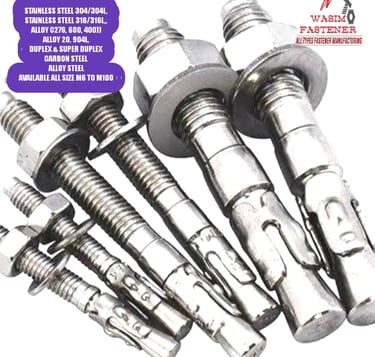 Stainless Steel Wedge Anchors Stainless Steel Sleeve Anchors Stainless Steel Expansion Bolts SS 304
