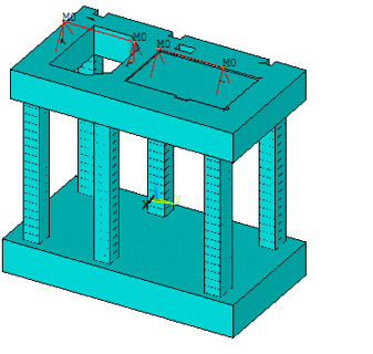 Machine Foundation Design, Turbo Generator Foundation design, frame foundation design, heavy machine
