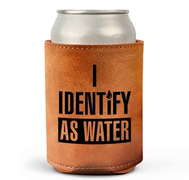 Leather Can Cooler for Men