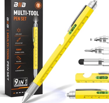 BIIB 9-in-1 Multitool Pen